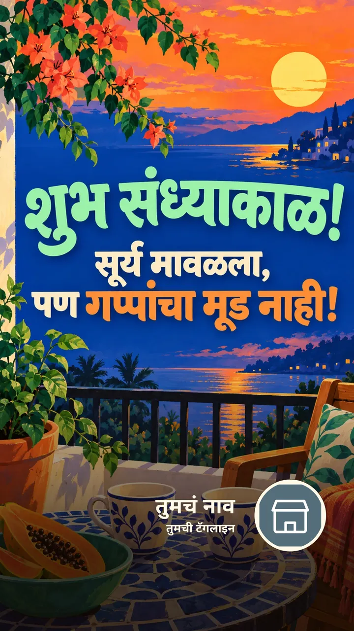 शुभ संध्याकाळ! - सूर्य मावळला, - Sandhyakal Image, सूर्यास्त, मित्र