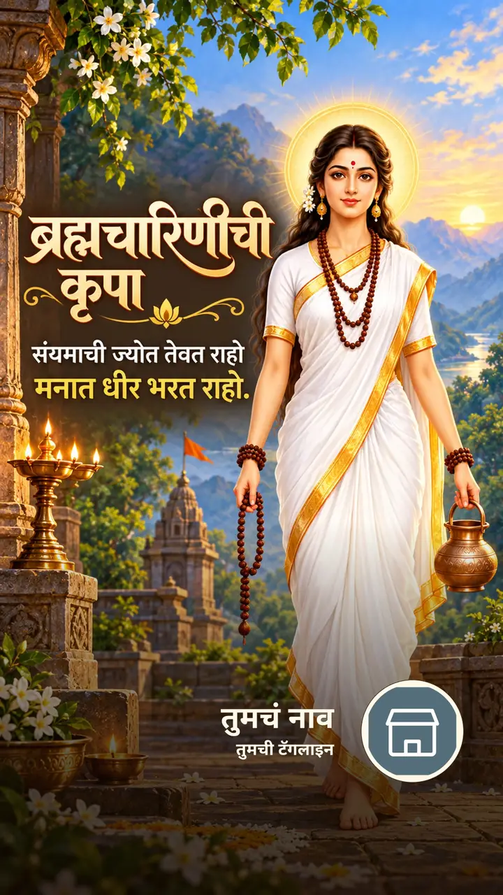 ब्रह्मचारिणीची कृपा - Festival Image, दुर्गा