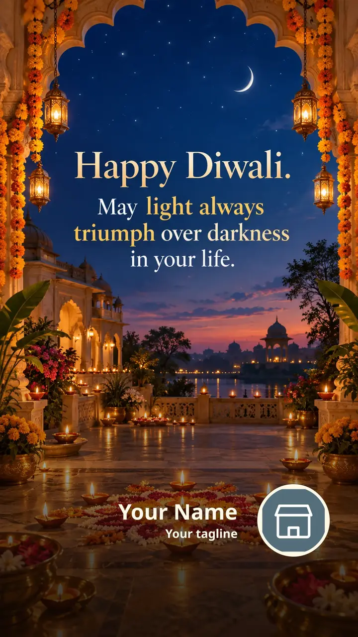 Happy Diwali. May light always triumph - Festival Image, Flowers, Nature, Diya
