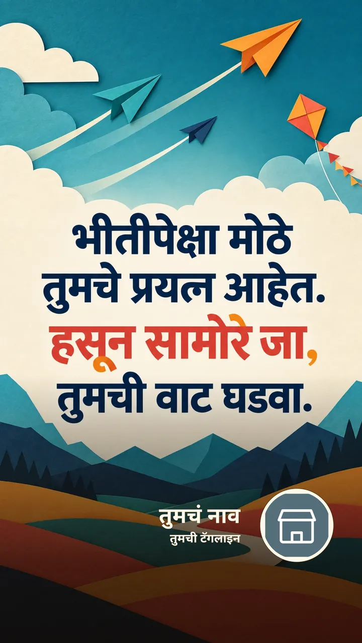भीतीपेक्षा मोठे - Shubh Sakal Image, आकाश