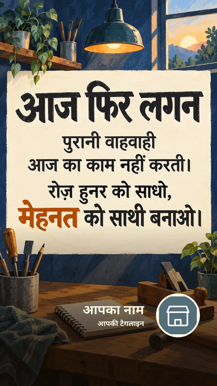 आज फिर लगन - Motivational Image, प्रकृति