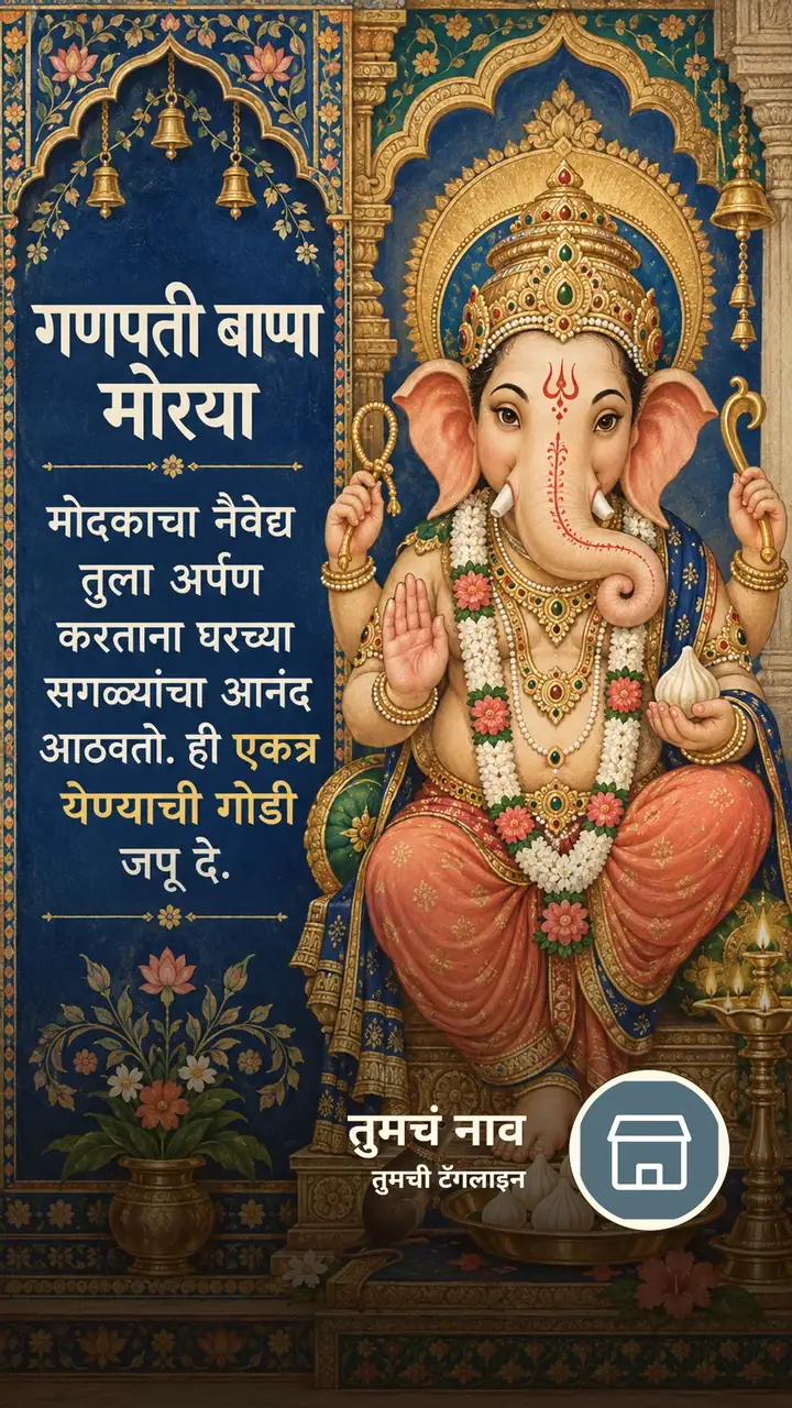 गणपती बाप्पा मोरया - मोदकाचा नैवेद्य - Bhakti Image, फुलं, कमळ, दिवा, गणपती