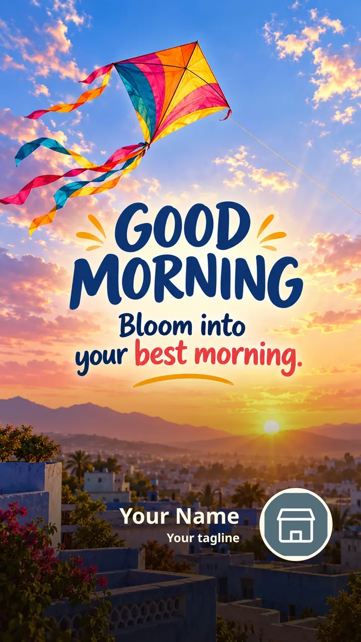 GOOD MORNING - Bloom into - Good Morning Image, Tea, Coffee